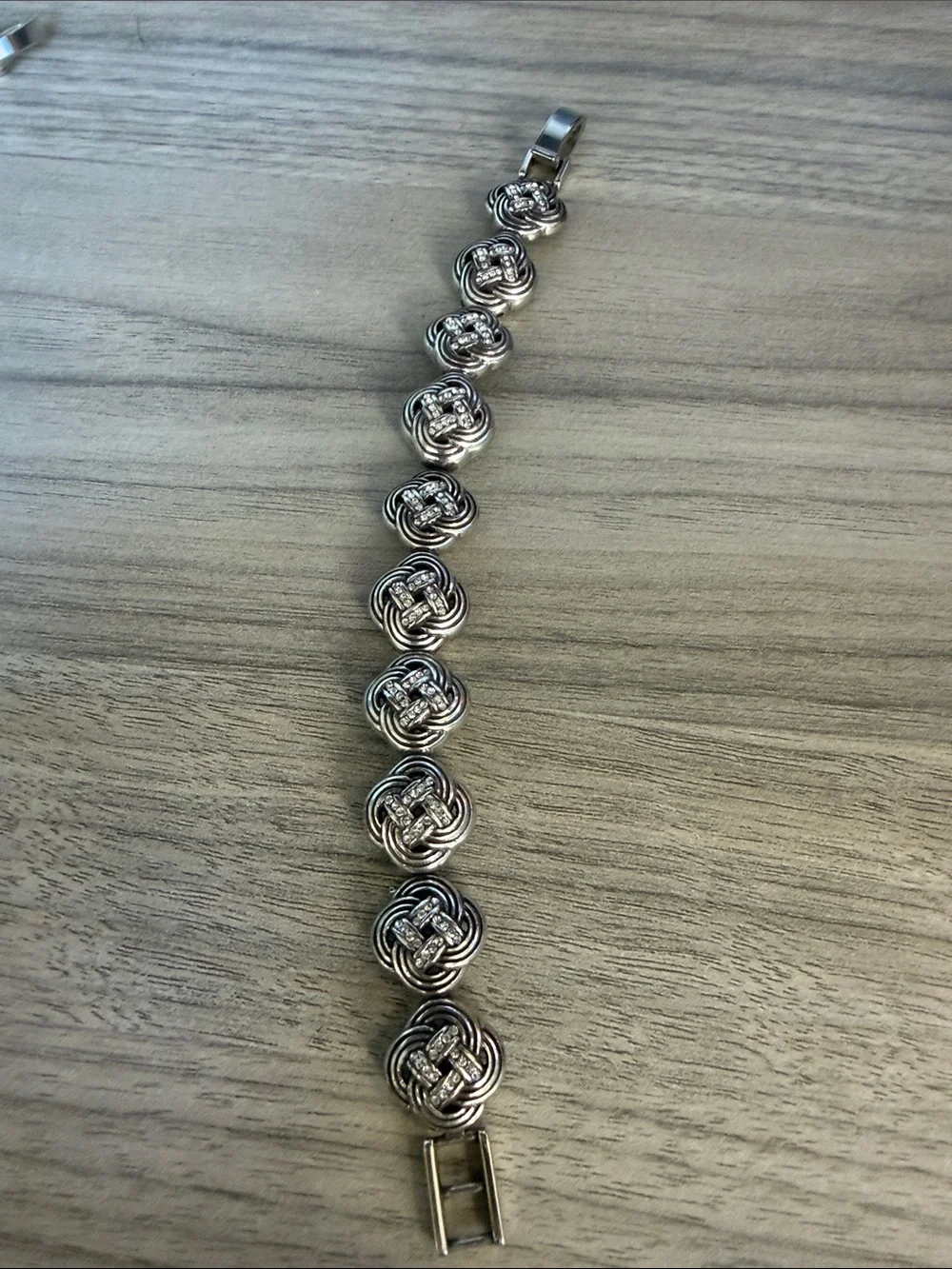 Brighton Silver Knot Medallion Bracelet